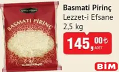 LEZZET-İ EFSANE BASMATİ PİRİNÇ 2,5 KG LEZZET-İ EFSANE BASMATİ PİRİNÇ 2,5 KG